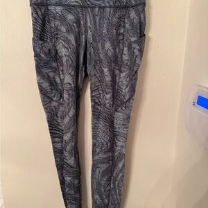 lululemon athletica Charcoal Swirl Leggings